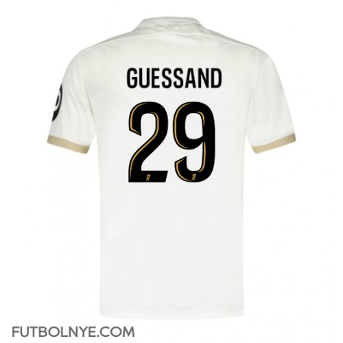 Camiseta OGC Nice Evann Guessand #29 Visitante Equipación 2024-25 manga corta